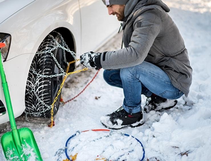  Os pneus de inverno dispensam a utilização de correntes?